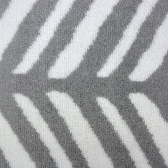 Maestro Herringbone Silver Contemporary Rug