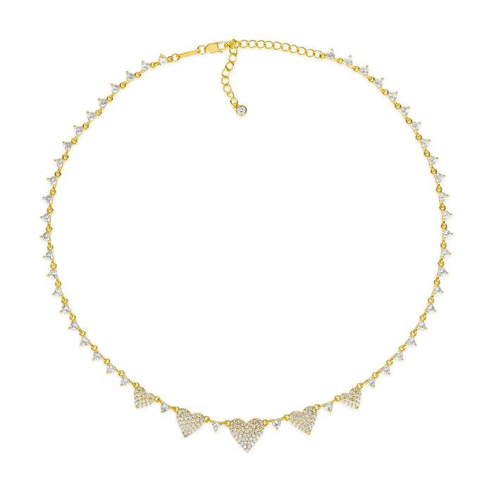 Maria Barcelona Heart Necklace in Gold