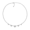 Maria Barcelona Heart Necklace in Platinum