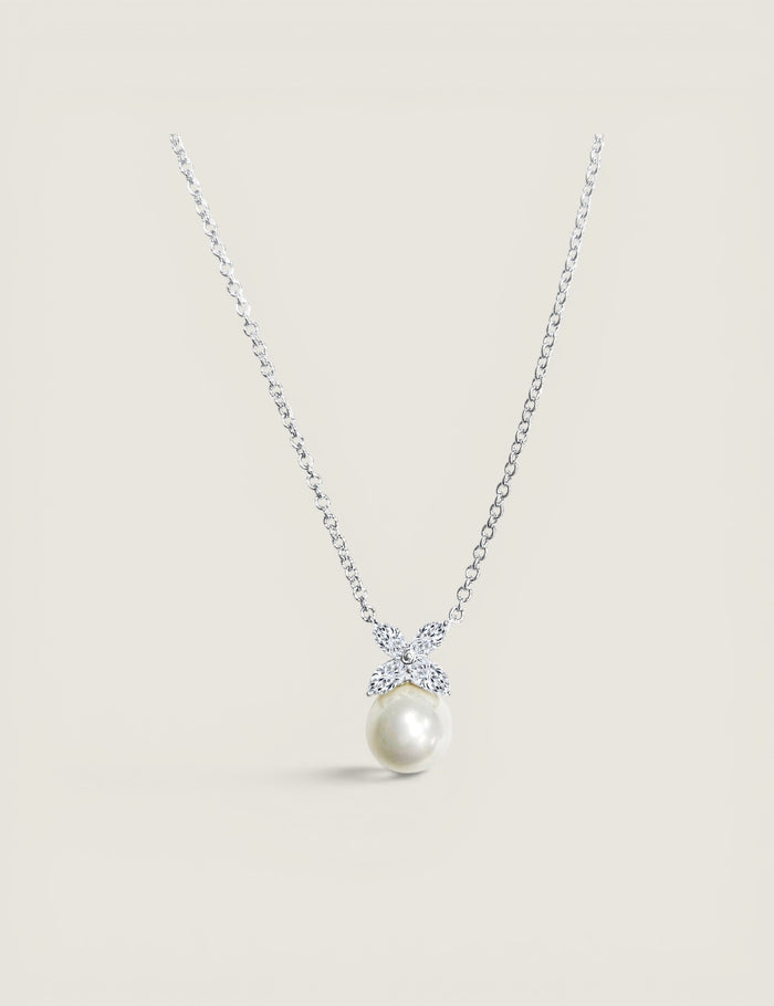 MARQ X TOP WITH 8MM PEARL - PF337SMP/PRL/CZ - Fantasia by DeSerio