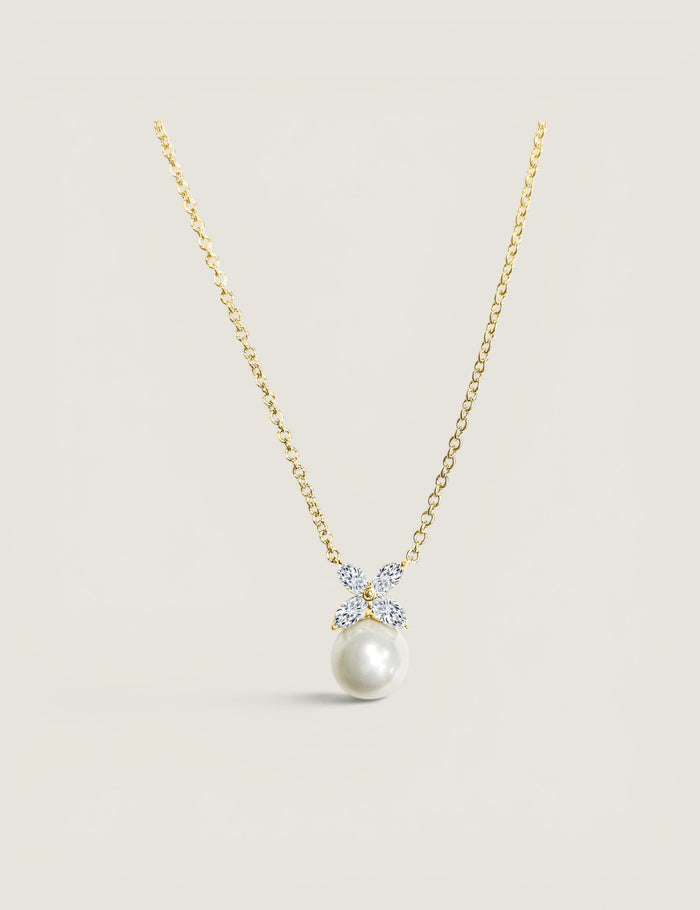 MARQ X TOP WITH 8MM PEARL - PF337SMP/PRL/CZ - Fantasia by DeSerio