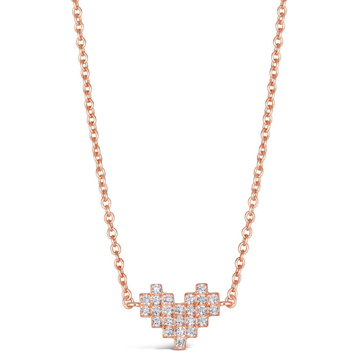 Matrix Heart Necklace