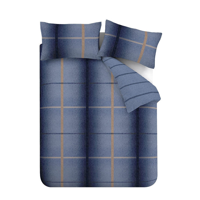 Melrose Tweed Blue Duvet Set