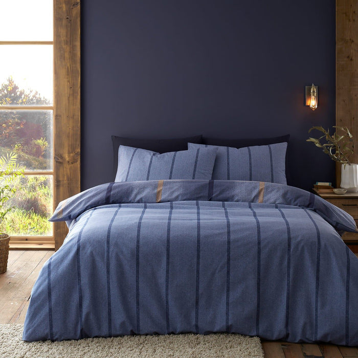 Melrose Tweed Blue Duvet Set