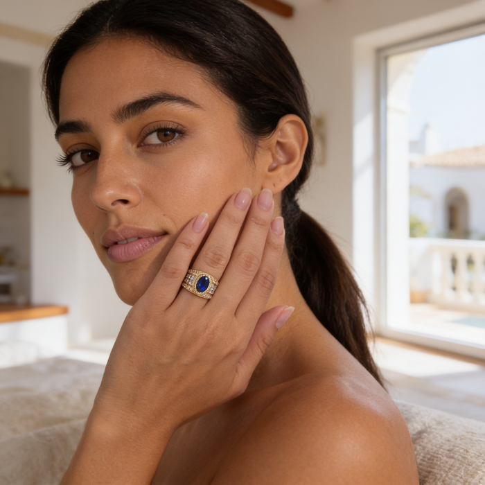 Midnight Halo Ring by AZ Essentials