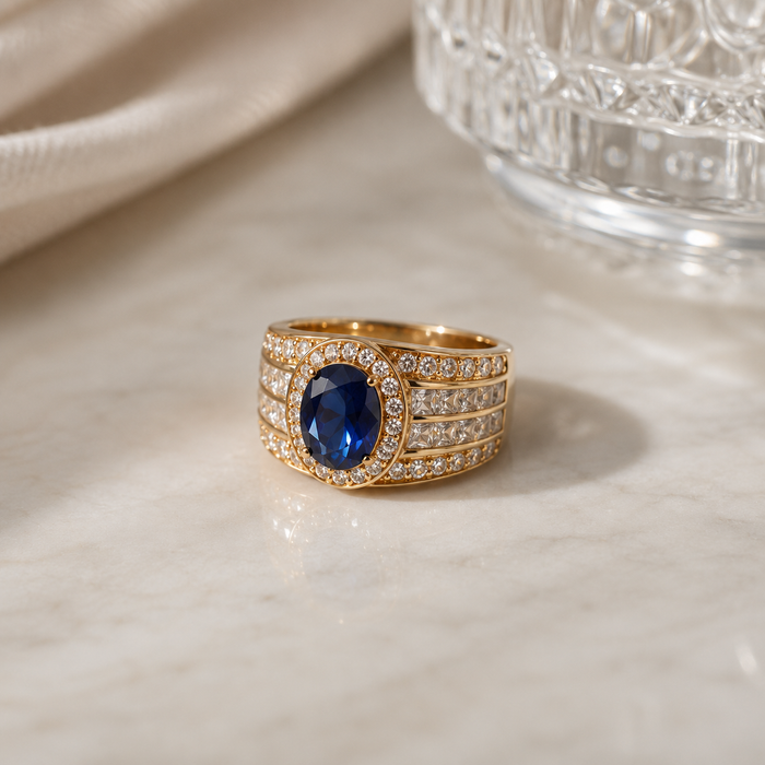 Midnight Halo Ring by AZ Essentials