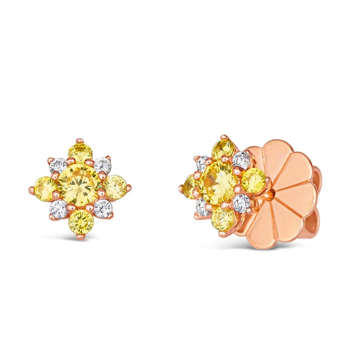 Mini Aster Diamond Crystalline Studs