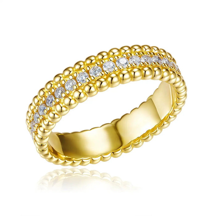 Mini Pebble Band in Gold