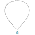 Miramar Necklace in Aquamarine
