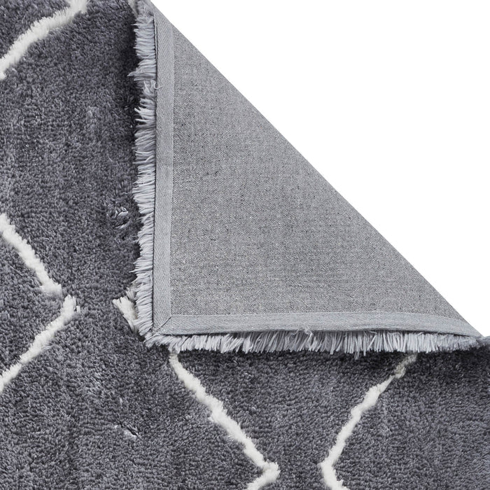 Think Rugs Morocco 3742 Grey / Cream Rug