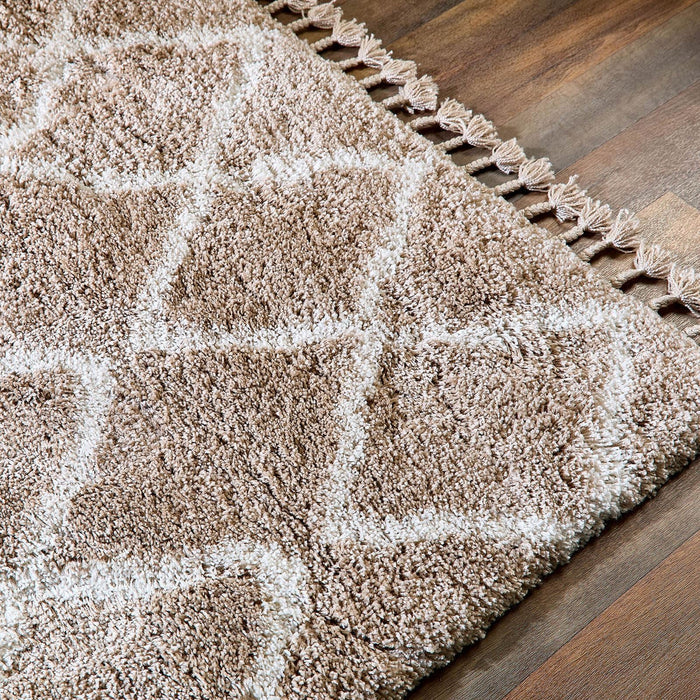 Morocco Beige/Ivory Modern Rugs
