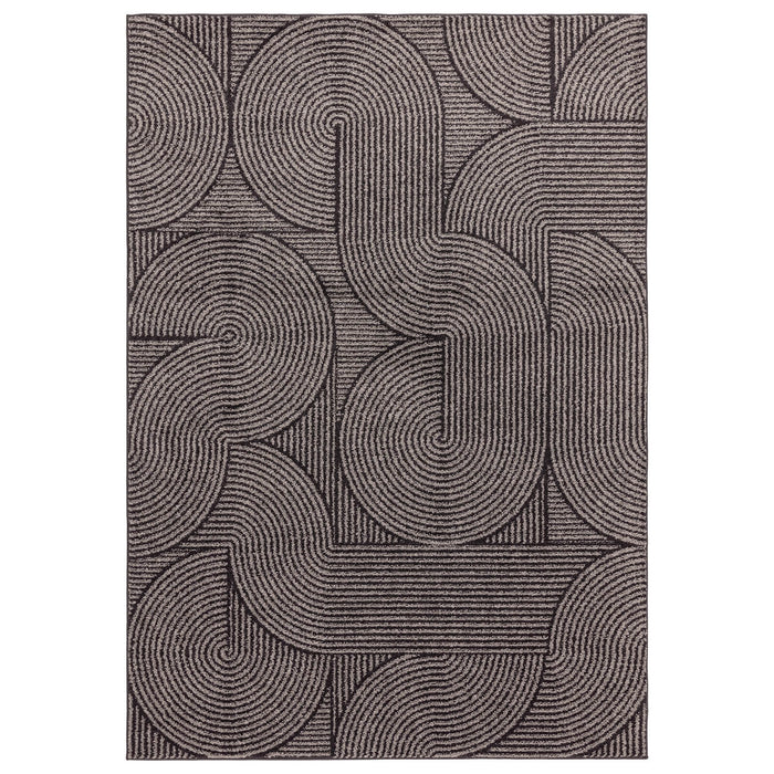 Asiatic Muse MU01 Swirl Charcoal Rug