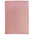 Hug Rug Woven Diamond Rug Coral Pink Rug