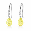Natalie Crystalline Drops in Canary Yellow
