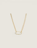 Open Oval Double Strand Rolo Necklace - Fantasia by DeSerio