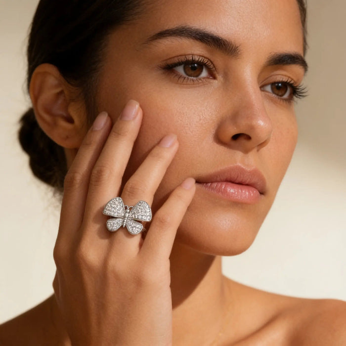 Papillon Pavé Ring