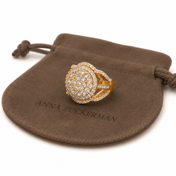 Pavé Dome Cocktail Ring by AZ Essentials
