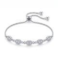 Pavé Station Bolo Bracelet by AZ Essentials
