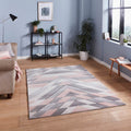 Think Rugs Pembroke G2075 Grey / Rose Rug