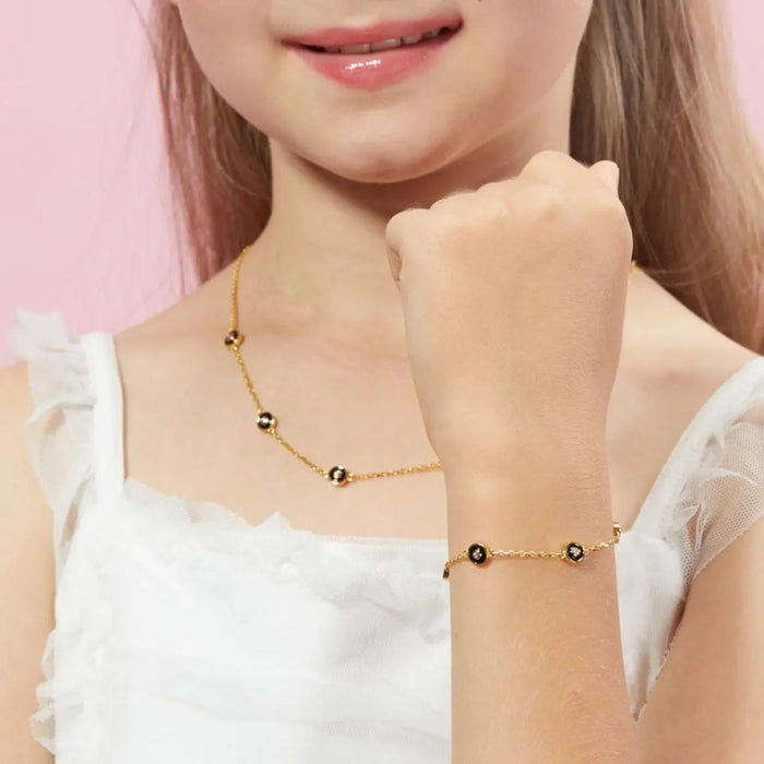 Petit Bubble Bracelet in Black