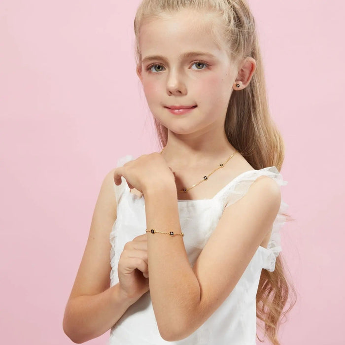 Petit Bubble Bracelet in Black