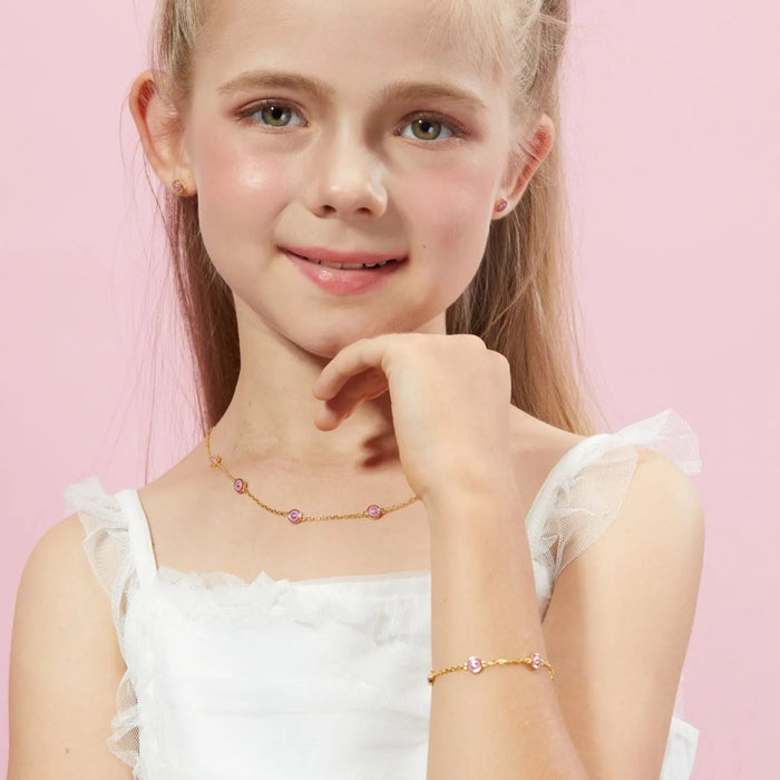 Petit Bubble Bracelet in Rose