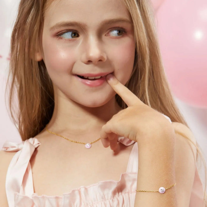Petit Cupcake Bracelet in Pink