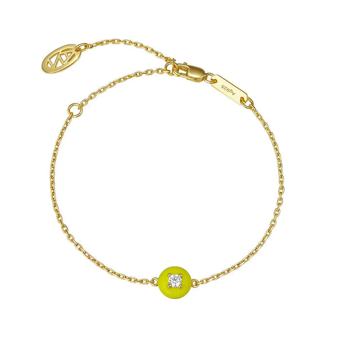 Petit Cupcake Bracelet in Yellow