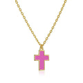 Petit Faith Necklace in Rose