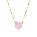 Petit Love Necklace in Pink