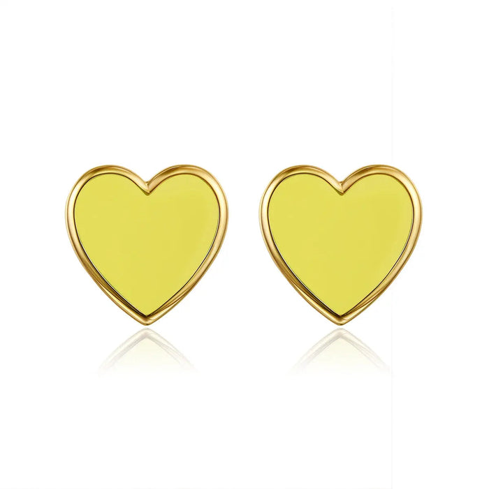 Petit Love Studs in Yellow