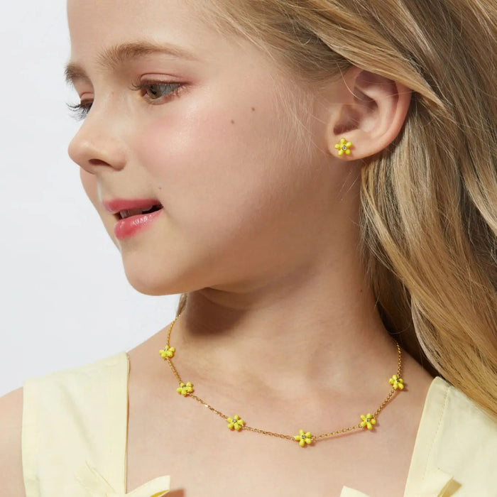 Petit Rosie Earrings in Yellow