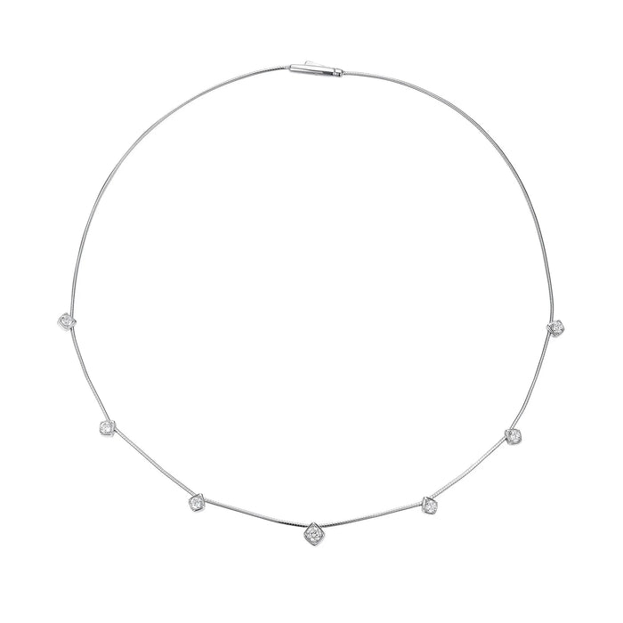 Platinum Drops Choker
