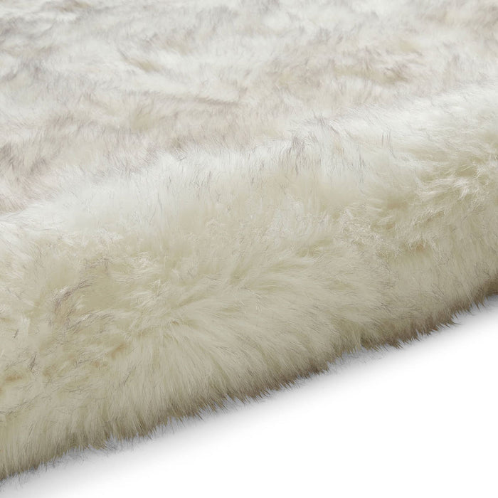 Polar Plush White/Grey Soft Shaggy Rug