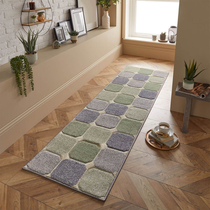 Oriental Weavers Portland 172 G Green / Grey / Cream Rug
