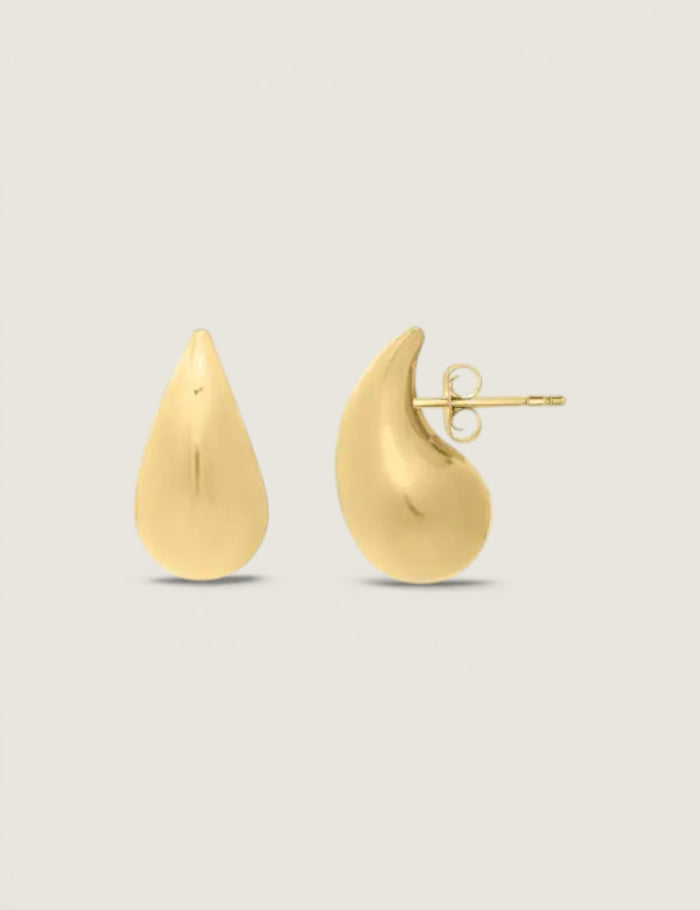 Puffed Tear Drop Earring - Fantasia by DeSerio
