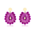 Purple Pom Drops