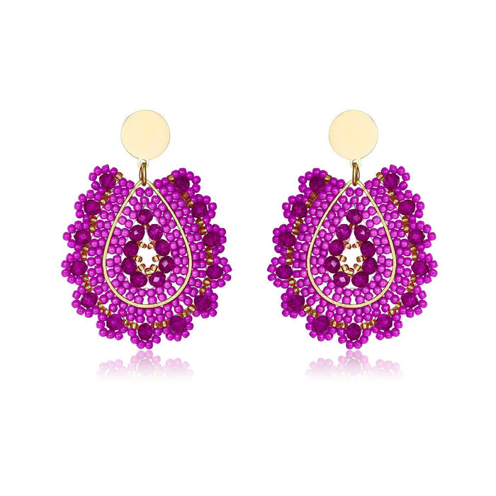 Purple Pom Drops