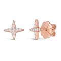 Rose Gold Sparkle Studs