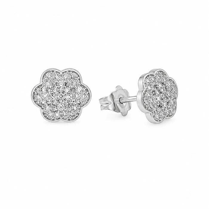 Rose Pavé Studs by AZ Essentials