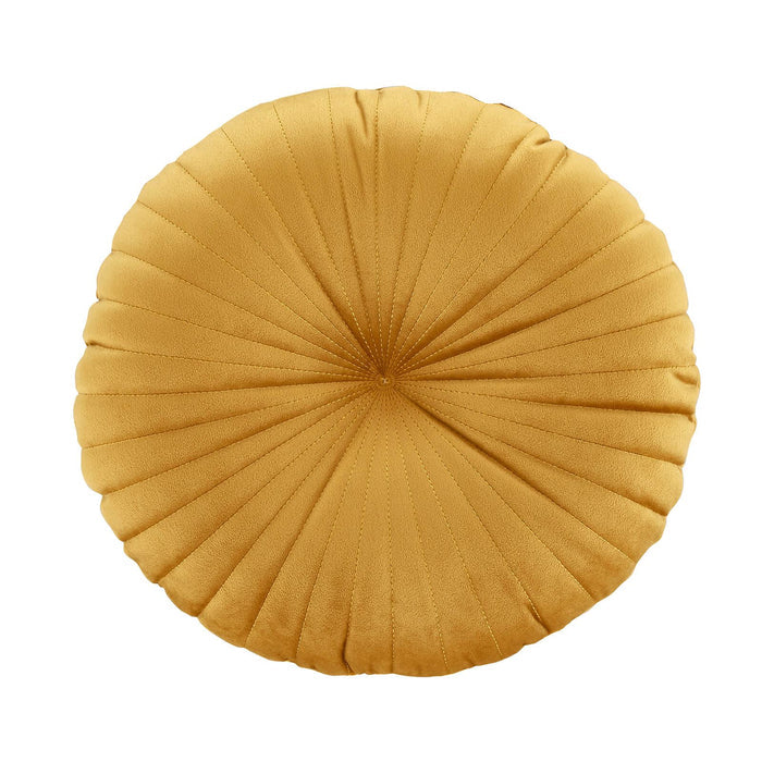 Round Cushion Soft Touch 40x40cm Cushion Mustard Yellow