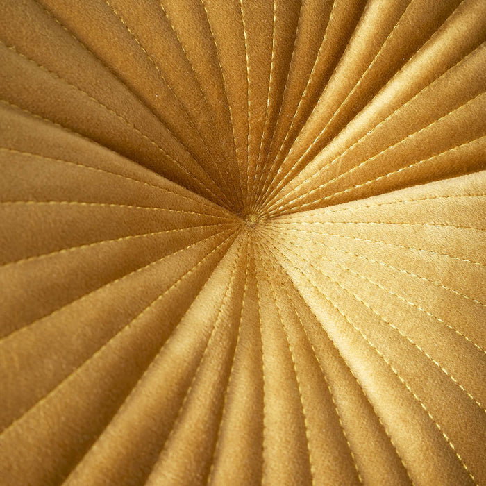 Round Cushion Soft Touch 40x40cm Cushion Mustard Yellow