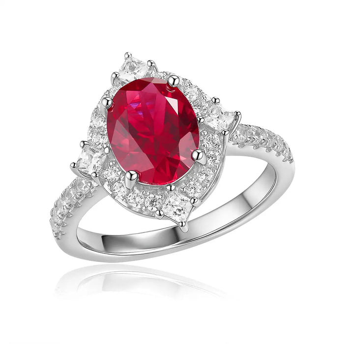 Santana Ring in Ruby