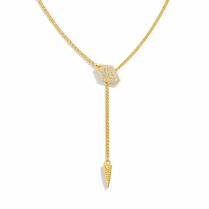 Serpentina Lariat In Yellow Gold