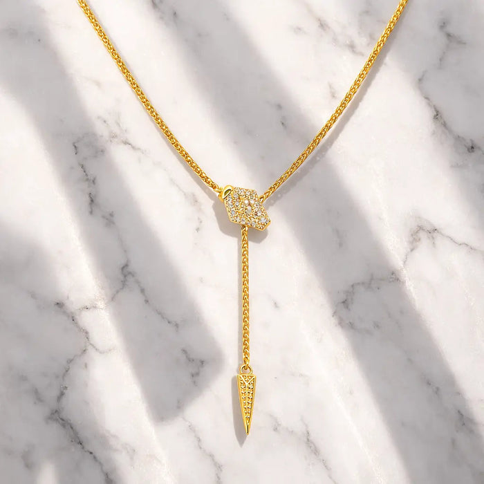 Serpentina Lariat In Yellow Gold