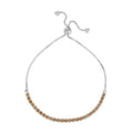 Signature Adjustable Bolo Bracelet in Champagne Crystalline