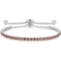 Signature Adjustable Bolo Bracelet in Garnet