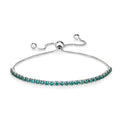 Signature Adjustable Bolo Bracelet in Paraiba Tourmaline