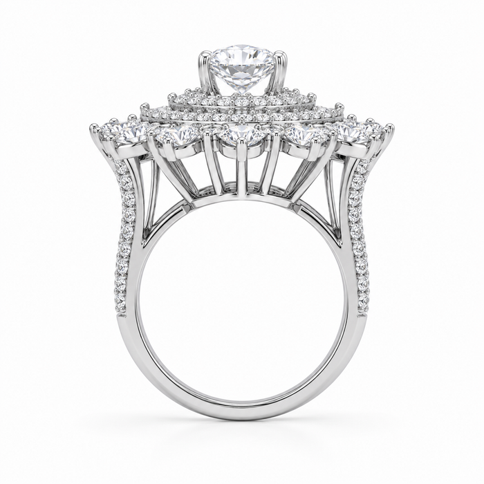 Snowflake Cocktail Ring by AZ Essentials