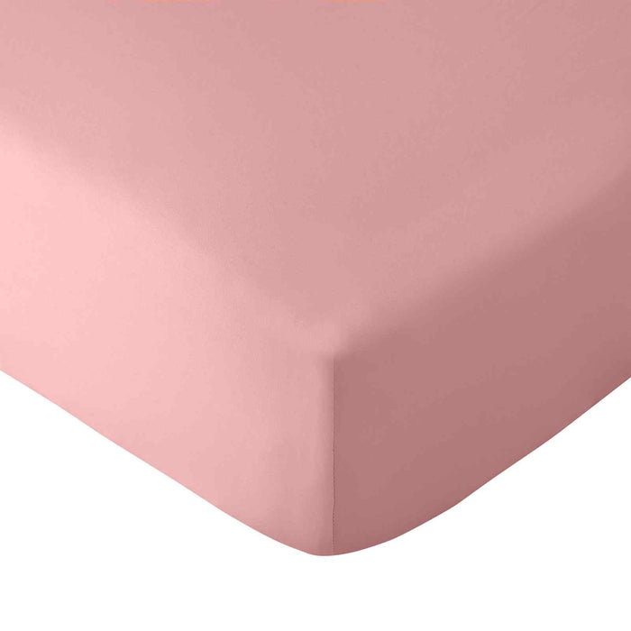 So Soft Non Iron Coral Fitted Sheet